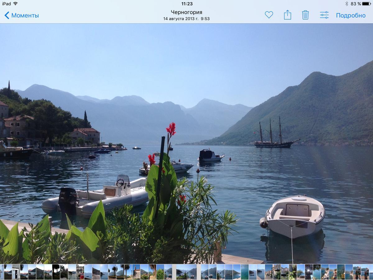 Apartmán Be Happy In Perast Exteriér fotografie